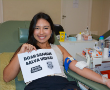 Polícia Penal leva 56 servidores para doação de sangue coletiva em todo o Estado
