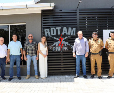 Para reforçar combate ao crime, Clevelândia passa a contar com nova base da Rotam