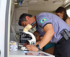 Exposição das forças de segurança mostra equipamentos e serviços à população