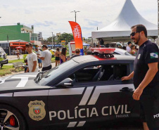 Exposição das forças de segurança mostra equipamentos e serviços à população