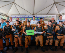 Para reforçar combate ao crime, Clevelândia passa a contar com nova base da Rotam