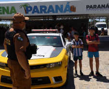 Reforço policial no Porto de Paranaguá garante recepção segura aos turistas