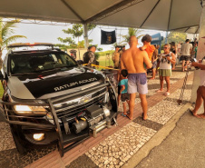 Evento em Caiobá encerra exposição das forças de segurança nesta temporada