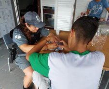 Polícia Penal do Paraná realiza ação solidária na Casa da Criança e do Adolescente em Guaratuba