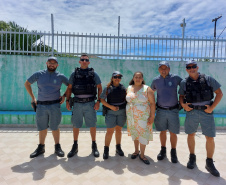 Polícia Penal do Paraná realiza ação solidária na Casa da Criança e do Adolescente em Guaratuba