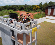 Bombeiros do Paraná participam pela 1ª vez de competição internacional de salvamento em altura