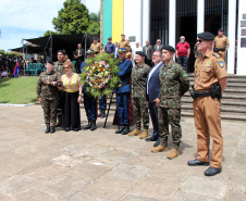 PMPR participa de solenidade militar em alusão aos 130 anos do Cerco da Lapa
