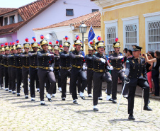 PMPR participa de solenidade militar em alusão aos 130 anos do Cerco da Lapa