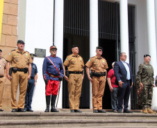 PMPR participa de solenidade militar em alusão aos 130 anos do Cerco da Lapa
