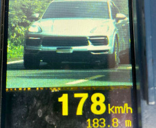 PM identifica 6,7 mil carros em excesso de velocidade nas rodovias durante o Carnaval