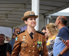 Maria Fernanda é a primeira mulher a comandar o Colégio da Polícia Militar do Paraná