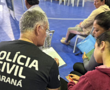 A Polícia Civil do Paraná promove eventos do programa PCPR na Comunidade em Santo Antônio da Platina (Norte Pioneiro), Londrina (Norte) e Curitiba, nesta semana, em alusão ao Dia Internacional da Mulher, comemorado em 8 de março.