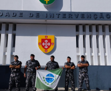 Policiais do BPRONE da PMPR trocam experiências com Guarda Nacional de Portugal