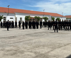 Policiais do BPRONE da PMPR trocam experiências com Guarda Nacional de Portugal