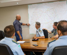 Secretário da Segurança Pública recebe visita de militares do Mato Grosso do Sul