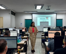 Centro de Licitações e o Centro de Planejamento de Compras da SESP participam da capacitação de licitações de profissionais do Departamento de Polícia Penal