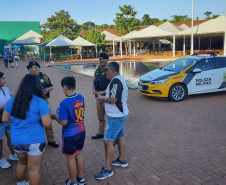PMPR participa de nova campanha de segurança ao turista em Foz do Iguaçu