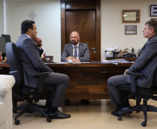 Secretário de Segurança Pública recebe visita do presidente da Associação dos Magistrados do Paraná (AMAPAR)