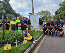 PCPR leva orientações sobre o Maio Amarelo para a população de Curitiba e Maringá