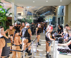 BATALHÃO DE POLÍCIA DE TR NSITO REALIZA O 2º SEMINÁRIO ESTADUAL DE TR NSITO NA CIDADE DE FOZ DO IGUAÇU EM PROL AO MAIO AMARELO