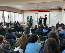 PCPR ministra palestra educativa em escola para surdos na Capital
