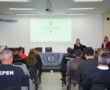 Polícia Penal promove palestra para conscientizar servidores sobre conduta veicular e segurança no trânsito