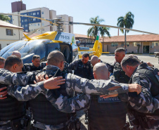 Paraná envia policiais militares para auxiliar o Rio Grande do Sul com a segurança pública