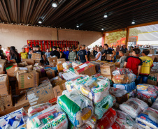 Com apoio da Ceasa, Paraná envia nova remessa com mais 400 toneladas de doações ao RS
