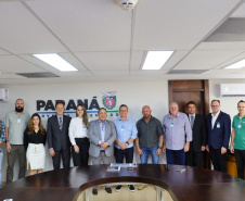 Secretário Hudson recebe comitiva de Marechal Cândido Rondon