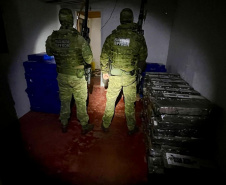 Forças policiais apreendem quatro toneladas e meia de maconha em Guaíra e Altônia