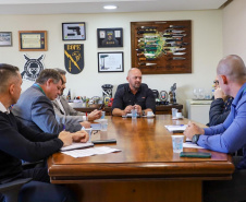 Secretário de segurança se reúne com deputado estadual Fábio Oliveira