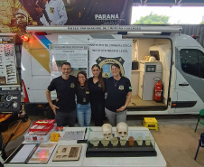 Museu de Ciências Forenses promove exposições itinerantes em todo o Paraná