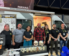 Museu de Ciências Forenses promove exposições itinerantes em todo o Paraná