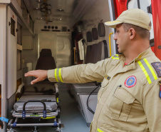 Ambulâncias mais modernas do Brasil garantem padrão de qualidade do Siate no Paraná