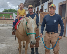 Terapia com cavalos da PMPR colabora na qualidade de vida de pessoas com deficiência