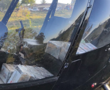  Perseguição de helicóptero: Falcão da PM ajuda PF a interceptar aeronave com 243 kg de cocaína