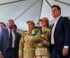 Governador entrega 39 veículos e libera R$ 117 milhões para helicópteros e blindados da PM