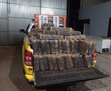 Polícia Militar do Paraná apreende 5,6 toneladas de maconha em Maringá