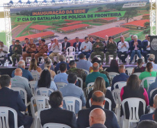 Reforço na fronteira: Estado inaugura sede da 2ª Companhia do BPFron, em Guaíra