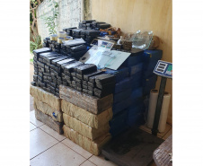 Com apoio do Falcão, PMPR apreende 1,2 tonelada de maconha em Cascavel