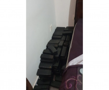 Com apoio do Falcão, PMPR apreende 1,2 tonelada de maconha em Cascavel