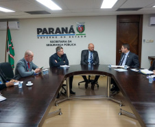 Secretário Hudson recebe o deputado estadual Matheus Vermelho