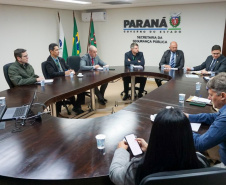 Secretário Hudson recebe o deputado estadual Matheus Vermelho