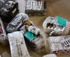  PCPR apreende carga de anabolizantes e estimulantes sexuais contrabandeados em Foz do Iguaçu 