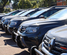 Governo do Estado entrega 70 novas viaturas para delegacias da Polícia Civil do Paraná