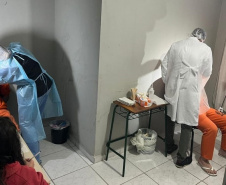 Polícia Penal do Paraná promove avaliação da saúde bucal de todos os 104 custodiados na Cadeia Pública de Castro