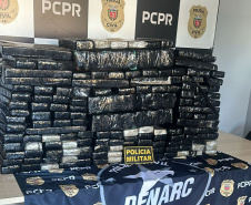 PCPR e PMPR apreendem 195 quilos de maconha em Cascavel