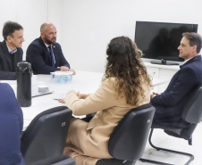 SESP realiza visita institucional ao secretário da SEAP 