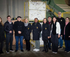 Documentos descartados pela PCPR são reciclados e vão ajudar entidades assistenciais