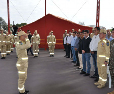 Corpo de Bombeiros inaugura terceiro Quartel Integrado do Paraná, em Mauá da Serra.